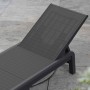 Tumbona Keter con cojín "Mallorca" Textura Yute Antracita by , Loungers - Ref: Foro24-447614, Price: 131,90 €, Discount: %
