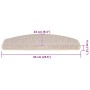 Alfombrilla escalera 30 uds. Gris topo 65x24x4 cm de , Alfombrillas para escalones - Ref: Foro24-3365755, Precio: 171,43 €, D...