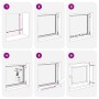 Ventana de sótano "RISOR" 60x90 cm oscilobatiente DIN izquierda | Foro24.es | Tu tienda online para hogar, jardín y más Foro24.es