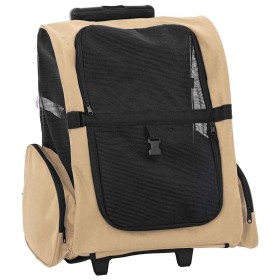 Carrito para mascotas 3 en 1 diseño arena 48x32x57 cm tela Oxford von , Kinderwagen für Haustiere - Ref: Foro24-42007370, Pre...