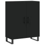Aparador alto madera contrachapada negro 69,5x34x180 cm von , Sideboards - Ref: Foro24-3189278, Preis: 175,90 €, Rabatt: %