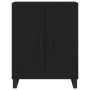 Aparador alto madera contrachapada negro 69,5x34x180 cm von , Sideboards - Ref: Foro24-3189278, Preis: 175,90 €, Rabatt: %