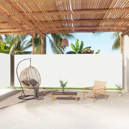 Toldo lateral retráctil crema 200x1000 cm de vidaXL, Sombrillas - Ref: Foro24-318043, Precio: 123,03 €, Descuento: %