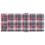 Cojines de silla respaldo alto 2 uds tela Oxford a cuadros rojo by , Cushions for chairs and sofas - Ref: Foro24-361913, Pric...