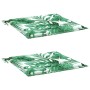 Cojines de silla 2 uds tela estampado de hojas 40x40x3 cm by , Cushions for chairs and sofas - Ref: Foro24-361002, Price: 18,...