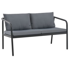 Sofá de jardín de 2 plazas con cojines de aluminio gris von , Outdoor-Sofas - Ref: Foro24-44699, Preis: 219,76 €, Rabatt: %
