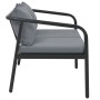 Sofá de jardín de 2 plazas con cojines de aluminio gris von , Outdoor-Sofas - Ref: Foro24-44699, Preis: 219,76 €, Rabatt: %