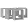 Estantes cubo de pared 6 unidades gris hormigón 26x15x26 cm | Foro24.es | Tu tienda online para hogar, jardín y más Foro24.es