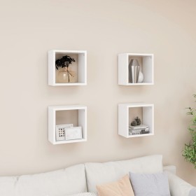 Estantes cubo de pared 4 unidades blanco 26x15x26 cm von , Regale und Regale - Ref: Foro24-807026, Preis: 38,78 €, Rabatt: %
