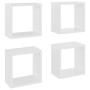 Estantes cubo de pared 4 unidades blanco 26x15x26 cm by , Shelves and shelves - Ref: Foro24-807026, Price: 38,78 €, Discount: %