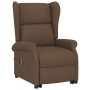 Sillón elevable tela marrón by , Armchairs - Ref: Foro24-289734, Price: 382,59 €, Discount: %
