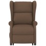 Sillón elevable tela marrón by , Armchairs - Ref: Foro24-289734, Price: 382,59 €, Discount: %