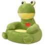 Silla de peluche para niños rana verde by , Chairs and high chairs for children - Ref: Foro24-80162, Price: 74,48 €, Discount: %