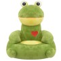 Silla de peluche para niños rana verde by , Chairs and high chairs for children - Ref: Foro24-80162, Price: 74,48 €, Discount: %