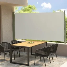 Cremefarbene einziehbare seitliche Gartenmarkise, 160 x 300 cm von vidaXL, Sonnenschirme - Ref: Foro24-317839, Preis: 67,42 €...
