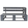 Sofá de jardín de palets con cojines grises madera de pino von , Outdoor-Sofas - Ref: Foro24-275294, Preis: 149,23 €, Rabatt: %