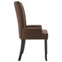Sillas de comedor con reposabrazos 6 unidades tela marrón von , Essstühle - Ref: Foro24-276913, Preis: 708,02 €, Rabatt: %
