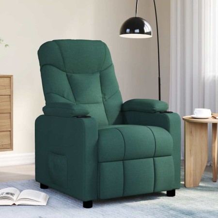Sillón de masaje de tela verde oscuro | Foro24.es | Tu tienda online para hogar, jardín y más Foro24.es