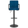 Taburetes de cocina 2 unidades terciopelo azul by , Kitchen stools - Ref: Foro24-334663, Price: 117,07 €, Discount: %