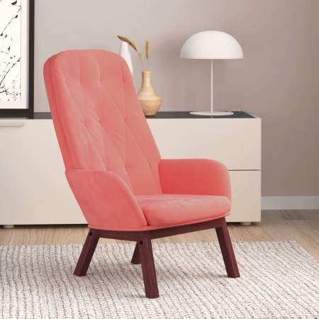 Sillón de relax de terciopelo rosa | Foro24.es | Tu tienda online para hogar, jardín y más Foro24.es