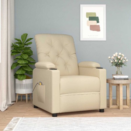 Sillón de masaje de tela color crema | Foro24.es | Tu tienda online para hogar, jardín y más Foro24.es