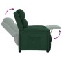 Sillón reclinable de tela verde oscuro | Foro24.es | Tu tienda online para hogar, jardín y más Foro24.es