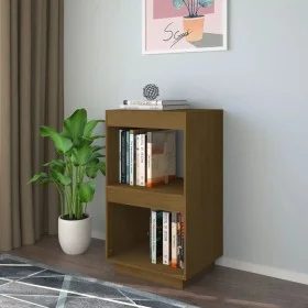 Solid honey brown pine wood shelf 40x35x71 cm by vidaXL, Bookcases and shelves - Ref: Foro24-810842, Price: 37,87 €, Discount: %
