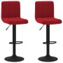 Taburetes de cocina 2 unidades terciopelo rojo vino tinto by , Kitchen stools - Ref: Foro24-334311, Price: 134,76 €, Discount: %