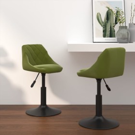 Sillas de comedor giratorias 2 unidades