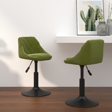 Sillas de comedor giratorias 2 unidades terciopelo verde claro | Foro24.es | Tu tienda online para hogar, jardín y más Foro24.es