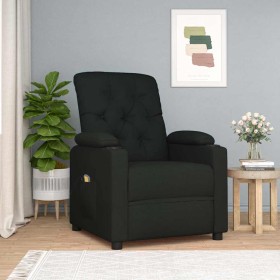 Sillón de masaje de tela negro by , Electric massage chairs - Ref: Foro24-339114, Price: 225,44 €, Discount: %