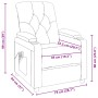 Sillón de masaje de tela negro by , Electric massage chairs - Ref: Foro24-339114, Price: 225,44 €, Discount: %