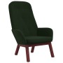 Sillón de relax de terciopelo verde oscuro | Foro24.es | Tu tienda online para hogar, jardín y más Foro24.es