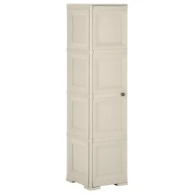 Vanila Ice Kunststoff-Kleiderschrank im Holzdesign, 40 x 43 x 164 cm von vidaXL, Schließfächer und Lagerschränke - Ref: Foro2...