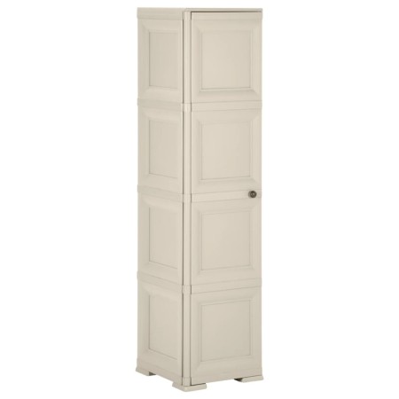 Vanila Ice Kunststoff-Kleiderschrank im Holzdesign, 40 x 43 x 164 cm von vidaXL, Schließfächer und Lagerschränke - Ref: Foro2...