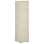 Vanila Ice Kunststoff-Kleiderschrank im Holzdesign, 40 x 43 x 164 cm von vidaXL, Schließfächer und Lagerschränke - Ref: Foro2...