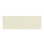 Banco de jardín apilable con cojín madera maciza teca 159 cm von , Gartenbänke - Ref: Foro24-3063308, Preis: 235,87 €, Rabatt: %