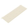 Banco de jardín apilable con cojín madera maciza teca 159 cm von , Gartenbänke - Ref: Foro24-3063308, Preis: 235,87 €, Rabatt: %