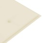 Banco de jardín apilable con cojín madera maciza teca 159 cm von , Gartenbänke - Ref: Foro24-3063308, Preis: 235,87 €, Rabatt: %