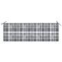 Banco de jardín apilable con cojín madera maciza de teca 159 cm by , garden benches - Ref: Foro24-3063320, Price: 257,22 €, D...