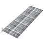 Banco de jardín apilable con cojín madera maciza de teca 159 cm by , garden benches - Ref: Foro24-3063320, Price: 257,22 €, D...