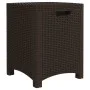 Brown PP rattan garden storage box 39x39x46 cm by vidaXL, Outdoor storage boxes - Ref: Foro24-318234, Price: 68,50 €, Discoun...