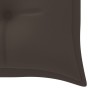 Banco de jardín apilable con cojín madera maciza de teca 159 cm by , garden benches - Ref: Foro24-3063329, Price: 244,84 €, D...