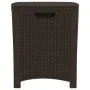 Brown PP rattan garden storage box 39x39x46 cm by vidaXL, Outdoor storage boxes - Ref: Foro24-318234, Price: 68,50 €, Discoun...