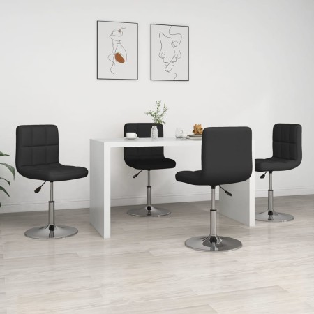 Sillas de comedor 4 unidades cuero sintético negro de , Sillas de comedor - Ref: Foro24-334190, Precio: 191,63 €, Descuento: %