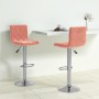 Taburetes de cocina 2 unidades terciopelo rosa by , Kitchen stools - Ref: Foro24-333692, Price: 106,96 €, Discount: %