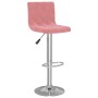 Taburetes de cocina 2 unidades terciopelo rosa by , Kitchen stools - Ref: Foro24-333692, Price: 106,96 €, Discount: %