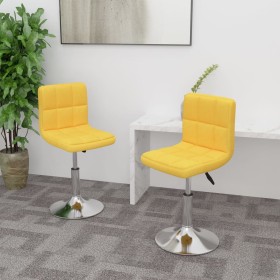 Sillas de comedor giratorias 2 unidades tela amarillo von , Essstühle - Ref: Foro24-334216, Preis: 103,25 €, Rabatt: %