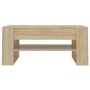 Couchtisch aus Sonoma-Eichensperrholz, 102 x 55 x 45 cm von vidaXL, Couchtisch - Ref: Foro24-810902, Preis: 68,58 €, Rabatt: %