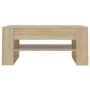Couchtisch aus Sonoma-Eichensperrholz, 102 x 55 x 45 cm von vidaXL, Couchtisch - Ref: Foro24-810902, Preis: 68,03 €, Rabatt: %